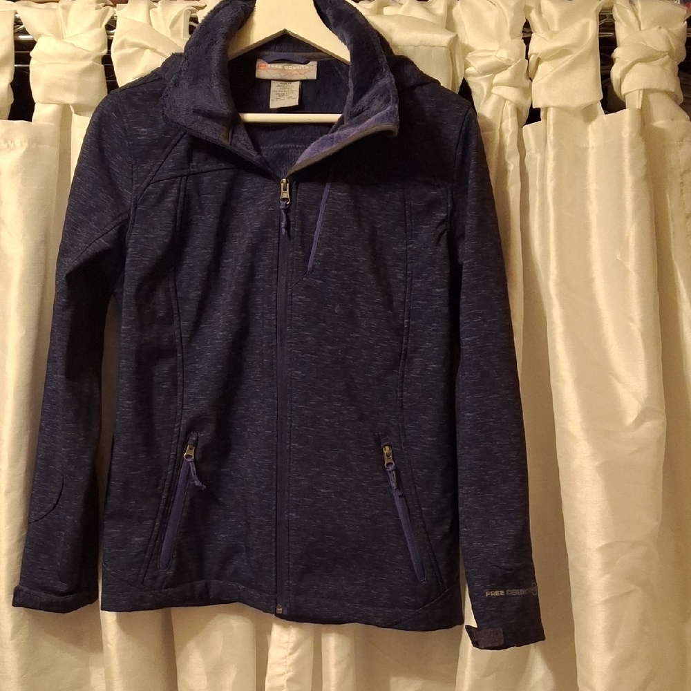 Free Country Women's Dark Blue Ski Jacket Med